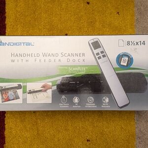 Pandigital Handheld Wand Scanner with Feeder Dock